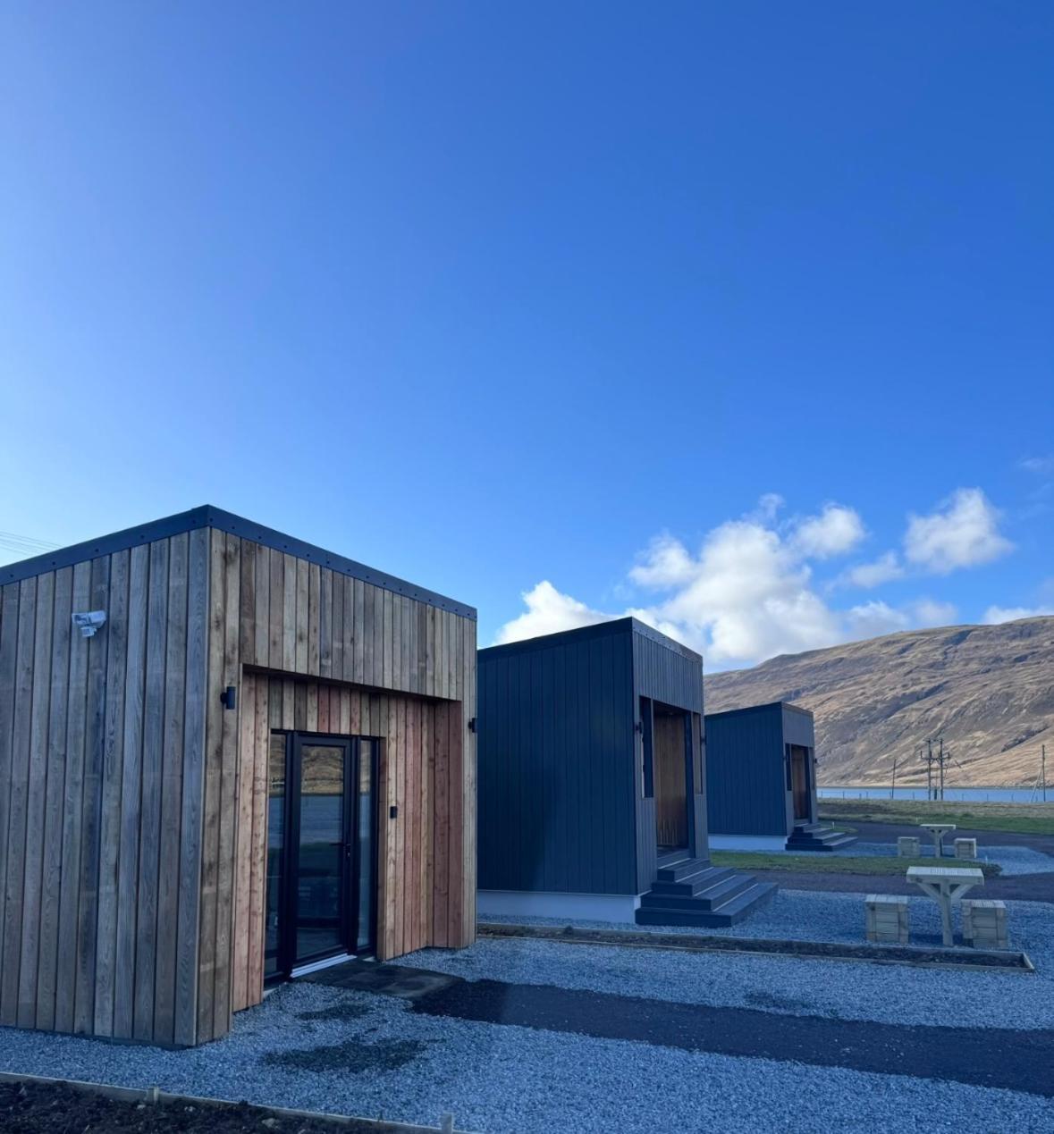 Angusfield Cabins Sconser Bagian luar foto